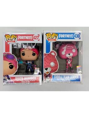 Funko POP! Games Fortnite Cuddle Team Leader #430 & Brite Bomber #427 Figures